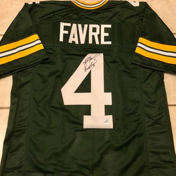 Brett Favre Signed “Gunslinger” Green Bay Packers Jersey Official F… - Picture 5 of 5